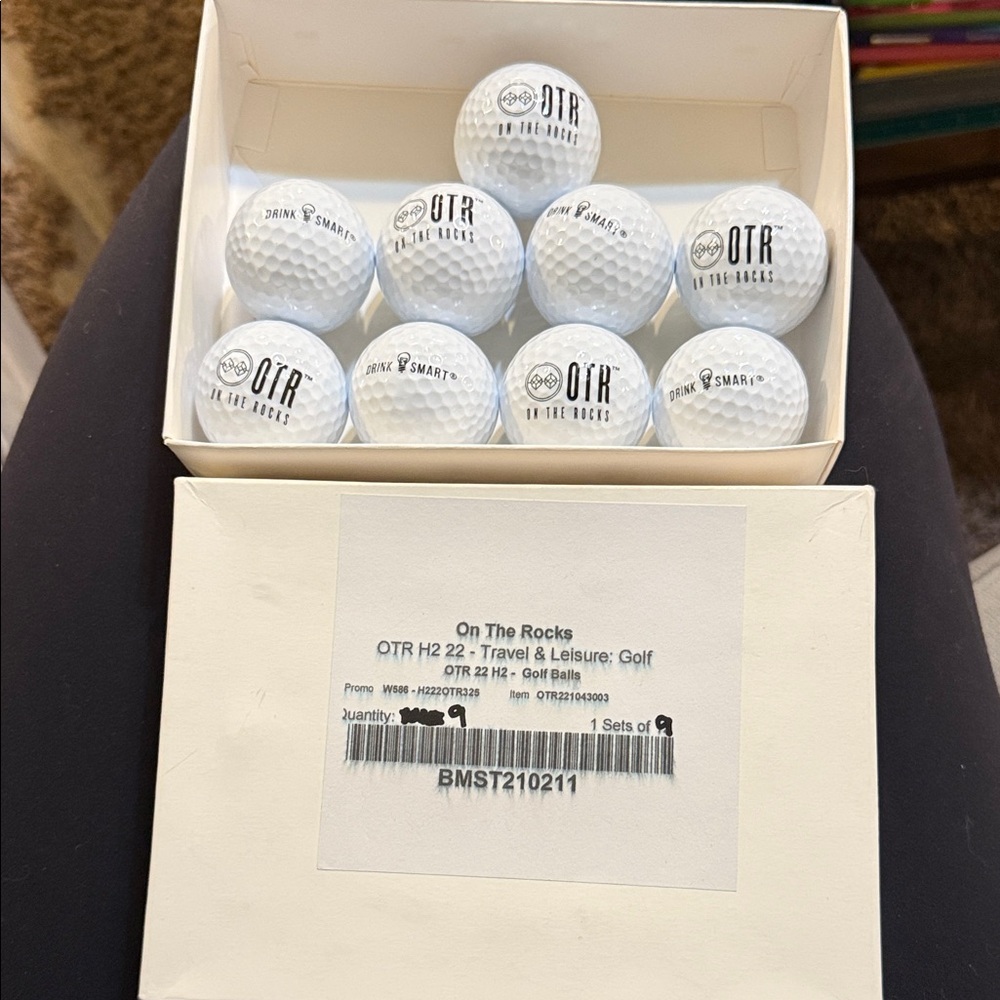 NWT - On the Rocks - Golf Balls